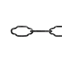 Верига Vormann декоративна стоманена черна звено ф 2.2х26х14 мм, 15 кг Верига Vormann декоративна стоманена черна звено ф 2.2х26х14 мм, 15 кг