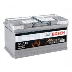 Акумулатор Bosch S5A 95 Ah - AGM технология R +, 850 EN Акумулатор Bosch S5A 95 Ah - AGM технология R +, 850 EN