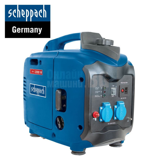 Инверторен електрогенератор Scheppach SG2000 / 2000W, 230V