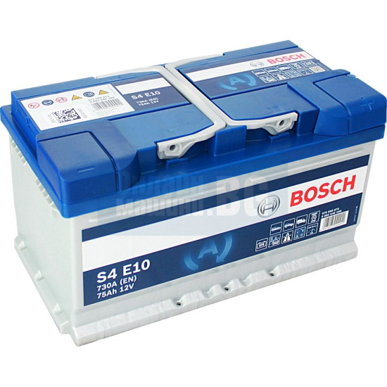 Акумулатор Bosch S4E 75 Ah - EFB R +, 730 EN