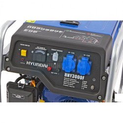 Мотогенератор HYUNDAI HHY 3000 FK, 3.0 kW, колела и дръжки к-т Мотогенератор HYUNDAI HHY 3000 FK, 3.0 kW, колела и дръжки к-т