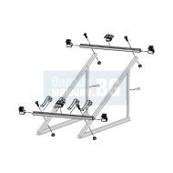 Базов комплект за монтаж върху плосък покрив Bosch 2VT6, за Solar 8000 TV и Solar 8000 TVCPC