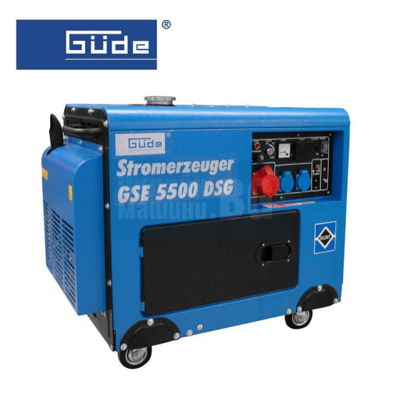 Електрогенератор GÜDE GSE 5500 DSG трифазен / 7.35 kW , 19А1 /