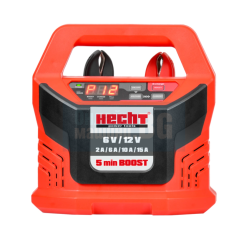 Зарядно устройство Hecht 2013, 12 V, 2-15 A, 4-300 Ah, функция BOOST- стартер