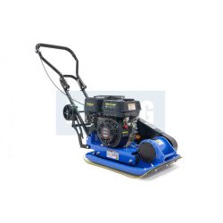 Виброплоча с подложка и колела HBM 10043, 6.5 к.с, 78 кг, бензинов двигател Hyundai