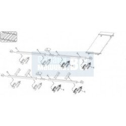Комплект крепежни елементи Bosch FKA3, за Solar 4000 TF, 4 бр.
