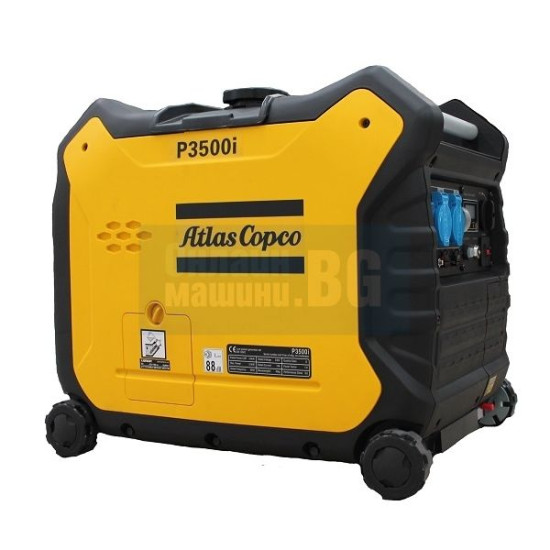 Бензинов генератор Atlas Copco Elverk P 3500i / AC170FD , 3,3 kW /