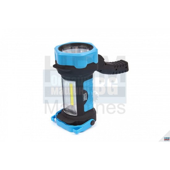 LED фенер + работна лампа 2 в 1 HBM 7126