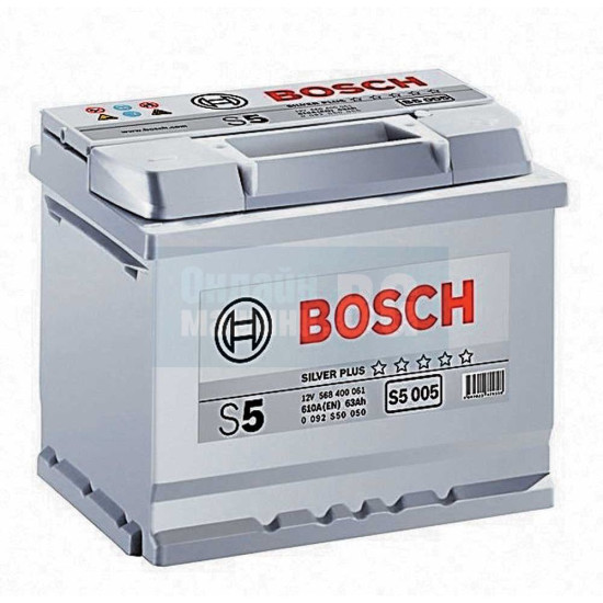 Акумулатор Bosch Silver 63 Ah 610 А