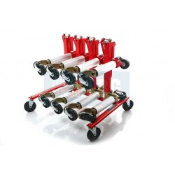 Хидравлична позиционна количка за повдигане и преместване на автомобили HBM 01706, 700 кг