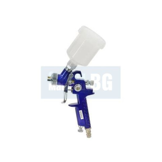 Професионален мини бояджийски пистолет HVLP GEKO G01105 /0.8 mm, 3 bar, 125 ml /