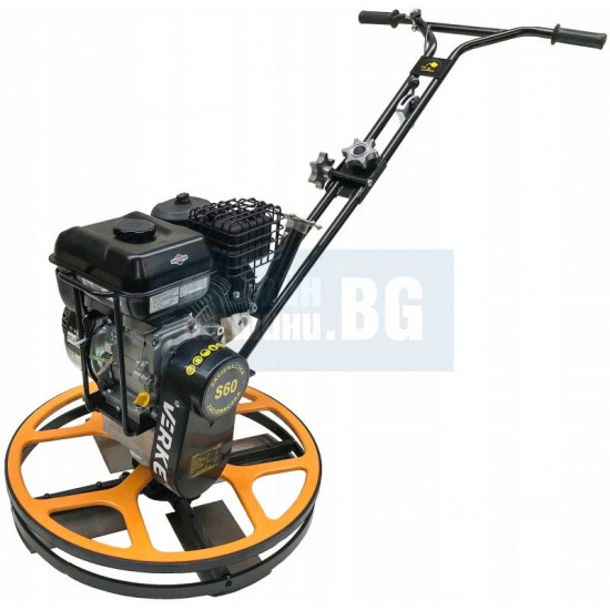 Пердашка за бетон VERKE V10135 S-60S, 600 мм, с двигател BRIGGS & STRATTON, 5 к.с., в комплект с тава