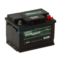 Акумулатор Bosch Gigawatt 60 Ah R+, 540 NM Акумулатор Bosch Gigawatt 60 Ah R+, 540 NM
