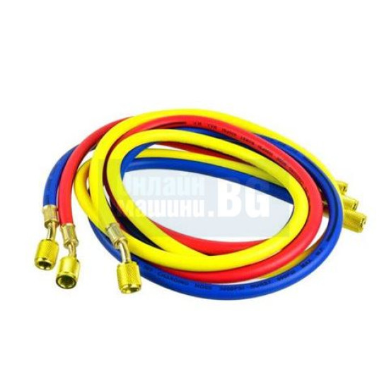 Комплект манометри за зареждане на фреон R410A, R134a, R404A GEKO G02670, блок за зареждане, проверка и тест на климатици Комплект манометри за зареждане на фреон R410A, R134a, R404A GEKO G02670, блок за зареждане, проверка и тест на климатици