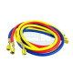 Комплект манометри за зареждане на фреон R410A, R134a, R404A GEKO G02670, блок за зареждане, проверка и тест на климатици Комплект манометри за зареждане на фреон R410A, R134a, R404A GEKO G02670, блок за зареждане, проверка и тест на климатици