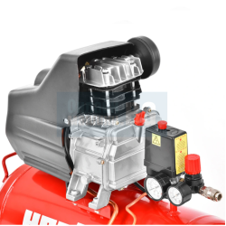 Електрически монофазен маслен компресор Hecht 2026, 1.5 kW, 184 л./мин., 8 бара, 24 л Електрически монофазен маслен компресор Hecht 2026, 1.5 kW, 184 л./мин., 8 бара, 24 л