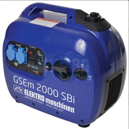 Инверторен бензинов генератор ELEKTRO maschinen GSEm 2000 SBI,  2.0 kW