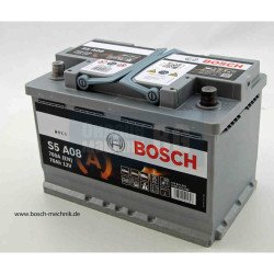 Акумулатор Bosch S5A 70 Ah - AGM технология R +, 760 EN Акумулатор Bosch S5A 70 Ah - AGM технология R +, 760 EN