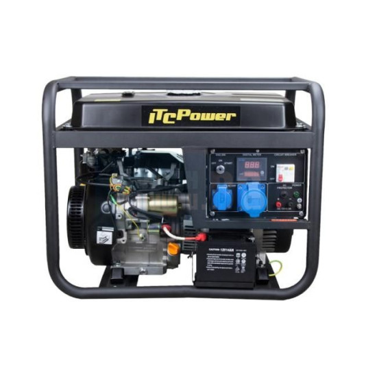 Мотогенератор ITC Power GG 9000 LE, 26 A, 15 к.с