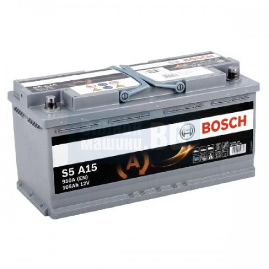 Акумулатор Bosch S5A 105 Ah - AGM технология R +, 950 EN